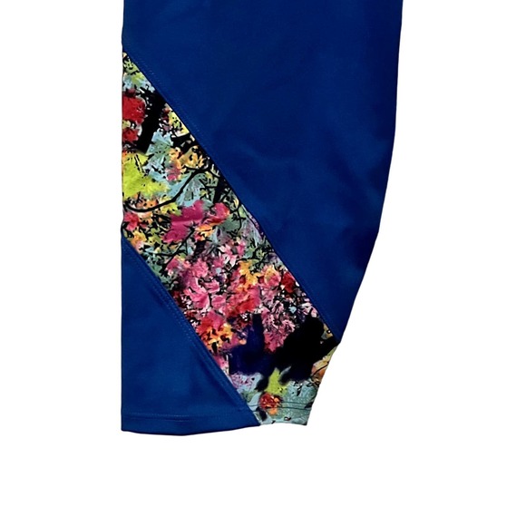 Soulgani Active Heart It All Ohio Twin Soul Leggings Classic Blue Size PL - Picture 2 of 9